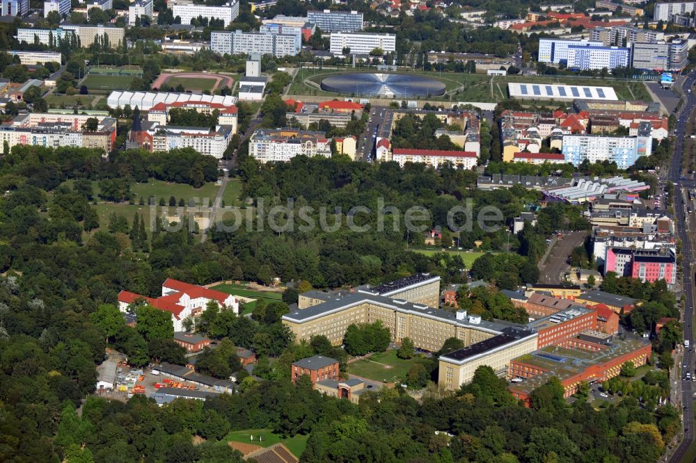 Luftbild Berlin - Krankenhaus Vivantes Klinikum im Friedrichshain in Berlin