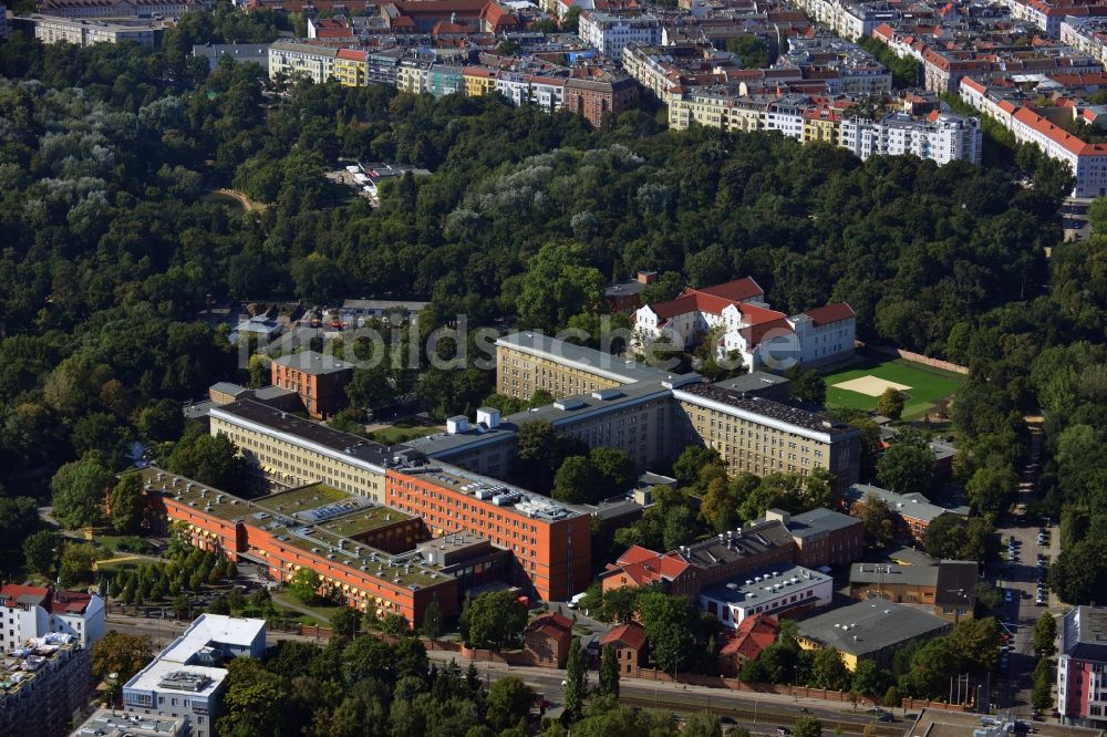 Luftbild Berlin - Krankenhaus Vivantes Klinikum im Friedrichshain in Berlin