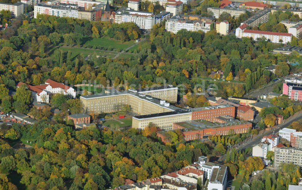 Berlin von oben - Krankenhaus Vivantes Klinikum im Friedrichshain in Berlin