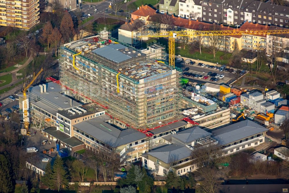 Herne aus der Vogelperspektive: Krankenhauses Marienhospital Herne Abteilung für Gastroenterologie und interdisziplinäre Endoskopie in Herne im Bundesland Nordrhein-Westfalen