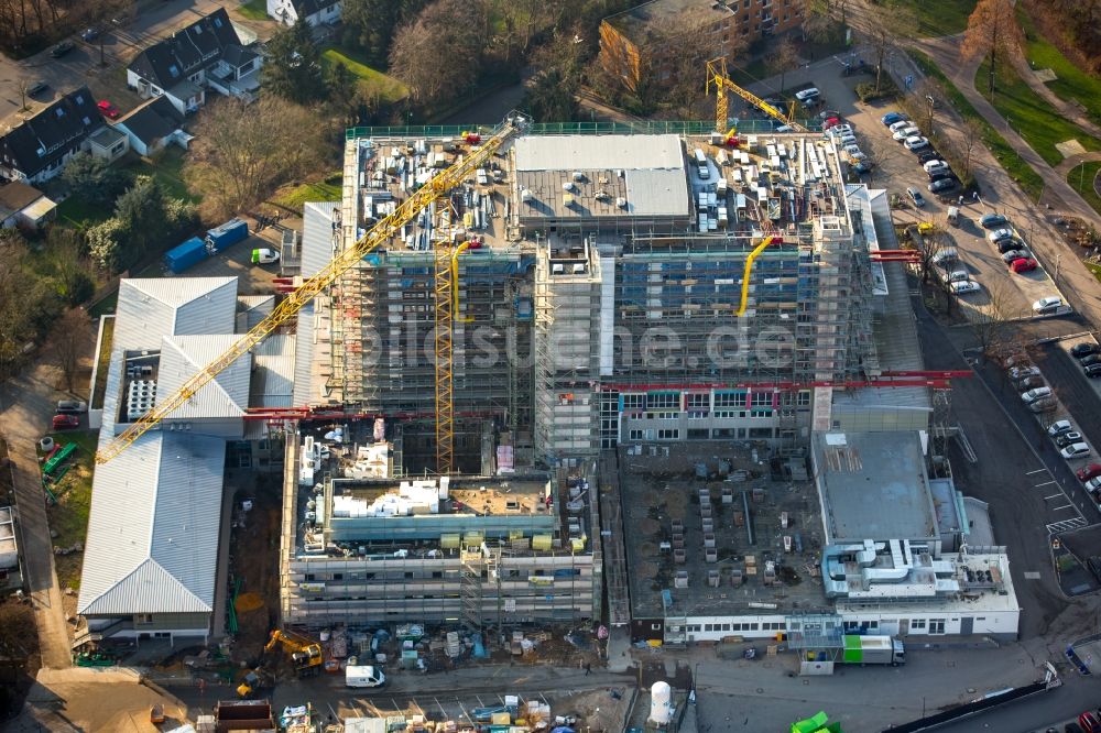 Herne von oben - Krankenhauses Marienhospital Herne Abteilung für Gastroenterologie und interdisziplinäre Endoskopie in Herne im Bundesland Nordrhein-Westfalen