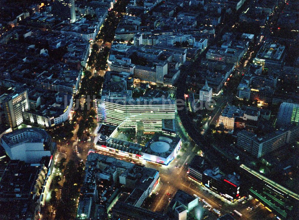 Luftaufnahme Berlin - Charlottenburg - Kranzlereck am Kurfürstendamm in Berlin