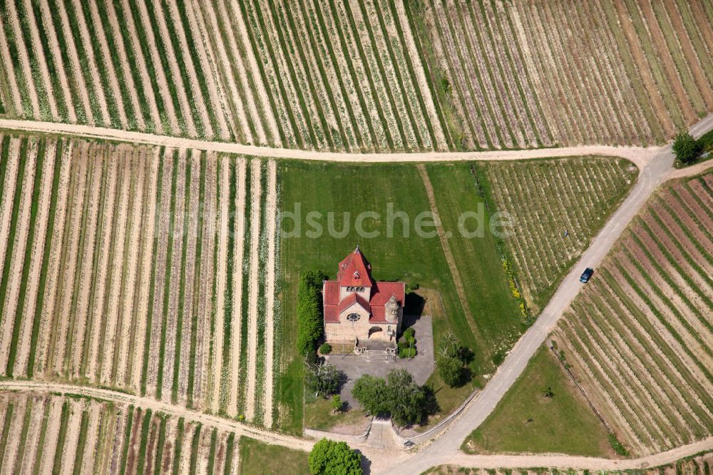 Luftaufnahme Gau-Weinheim - Kreuzkapelle Wißberg