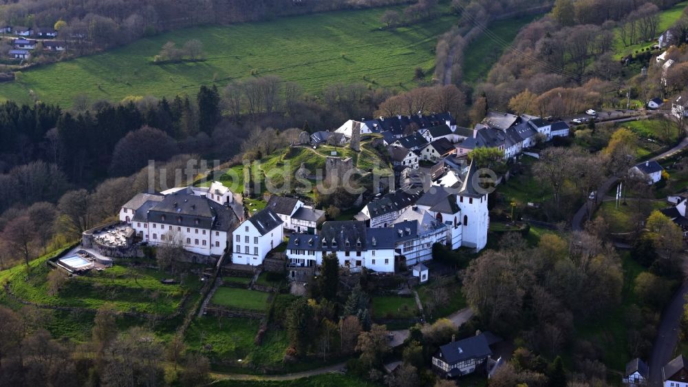 Dahlem von oben - Kronenburg in Dahlem im Bundesland Nordrhein-Westfalen, Deutschland