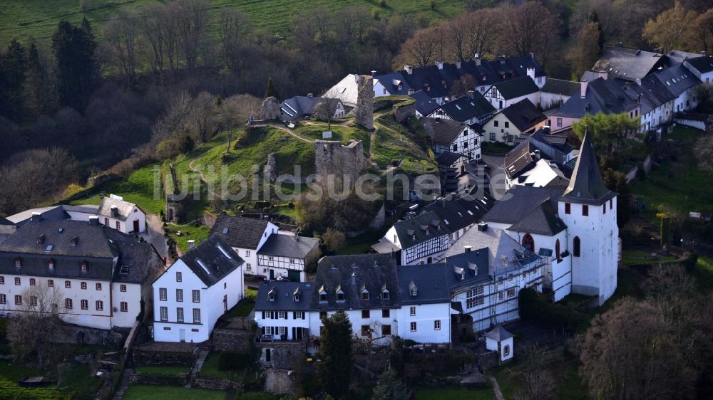 Dahlem von oben - Kronenburg in Dahlem im Bundesland Nordrhein-Westfalen, Deutschland