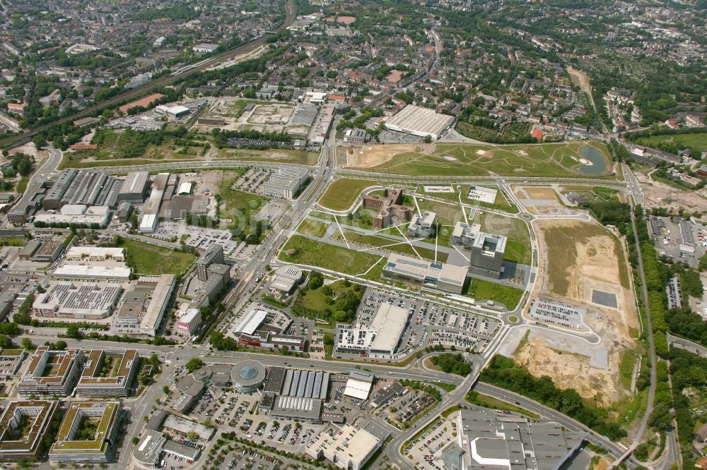 Essen aus der Vogelperspektive: Krupp-Gürtel in Essen im Bundesland Nordrhein-Westfalen