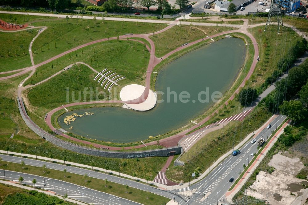 Luftaufnahme Essen - Krupp-Park in Essen im Bundesland Nordrhein-Westfalen