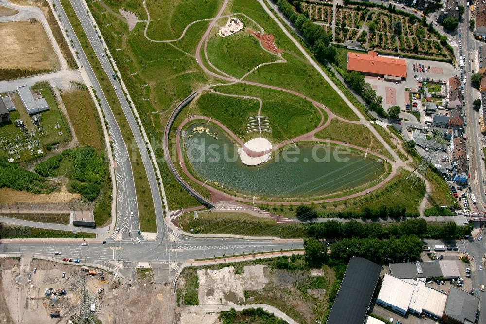 Essen von oben - Krupp-Park in Essen im Bundesland Nordrhein-Westfalen