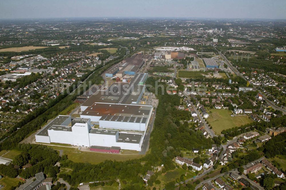 Bochum von oben - Krupp Stahlwerk Bochum-Wattenscheid