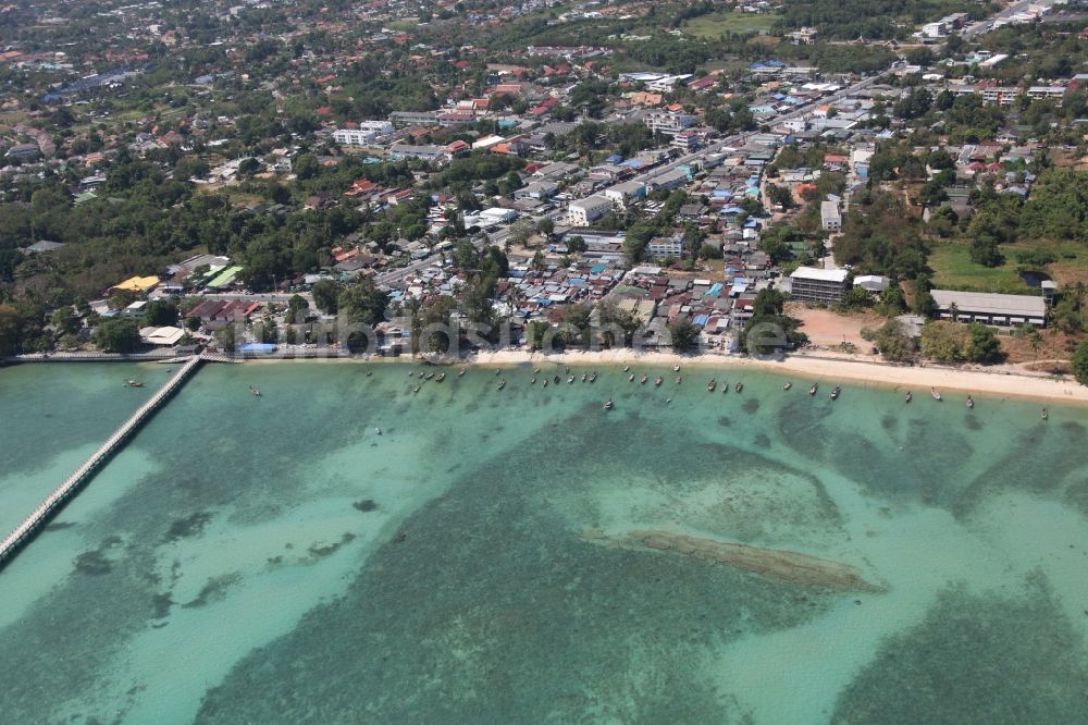 Luftbild Rawai - Küste bei der Stadt Rawai auf der Insel Phuket in Thailand