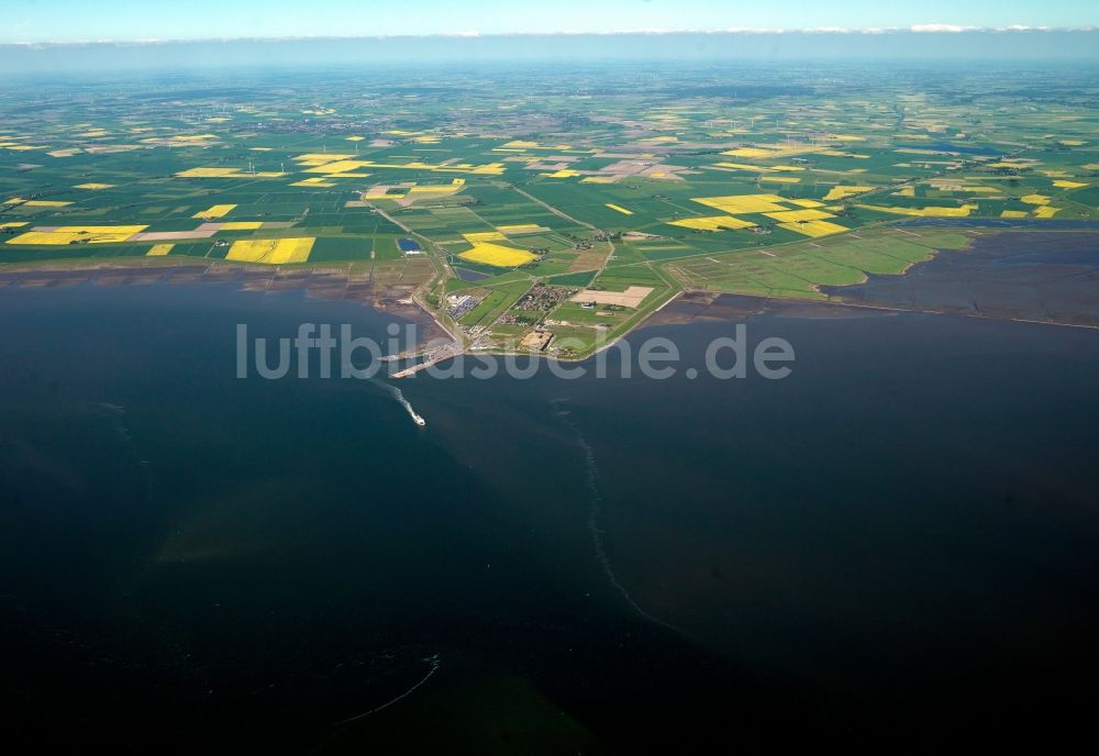 Luftbild Dagebüll - Küste in Dagebüll im Bundesland Schleswig-Holstein