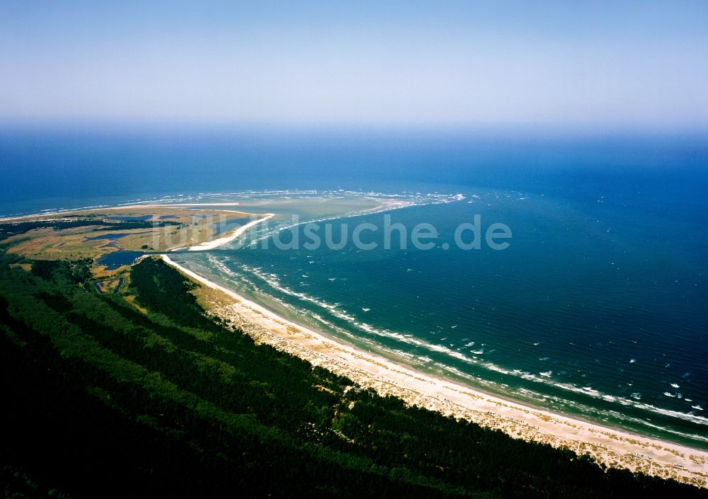 Luftbild Prerow - Küste der Halbinsel Fischland-Darß-Zingst in Prerow im Bundesland Mecklenburg-Vorpommern