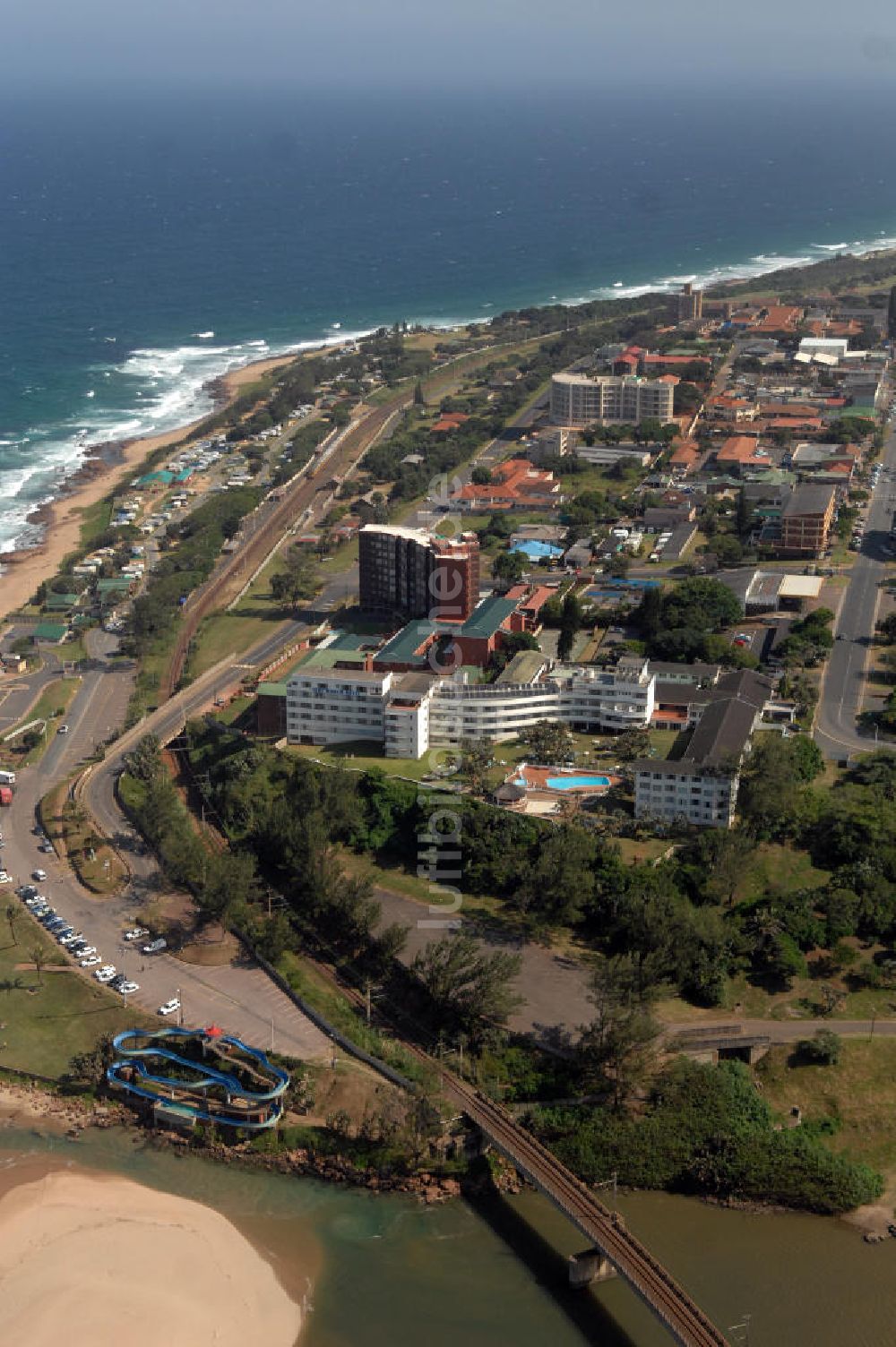 Luftaufnahme Scottburgh - Küste von Scottburgh in Südafrika