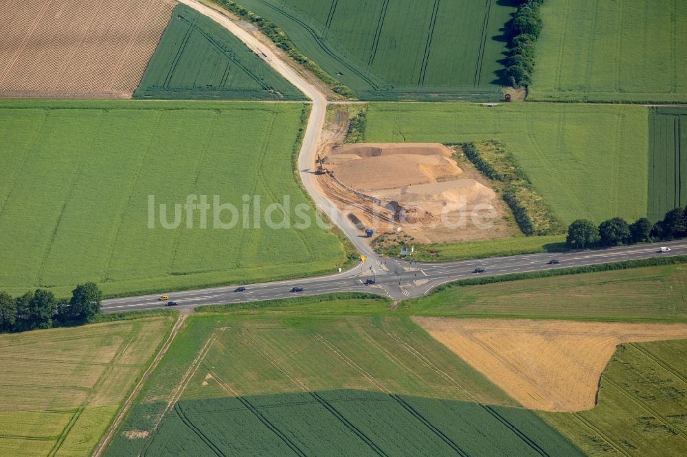 Luftbild Duisburg - Küsten- Landschaft mit Deich- Schutzstreifen in Duisburg im Bundesland Nordrhein-Westfalen