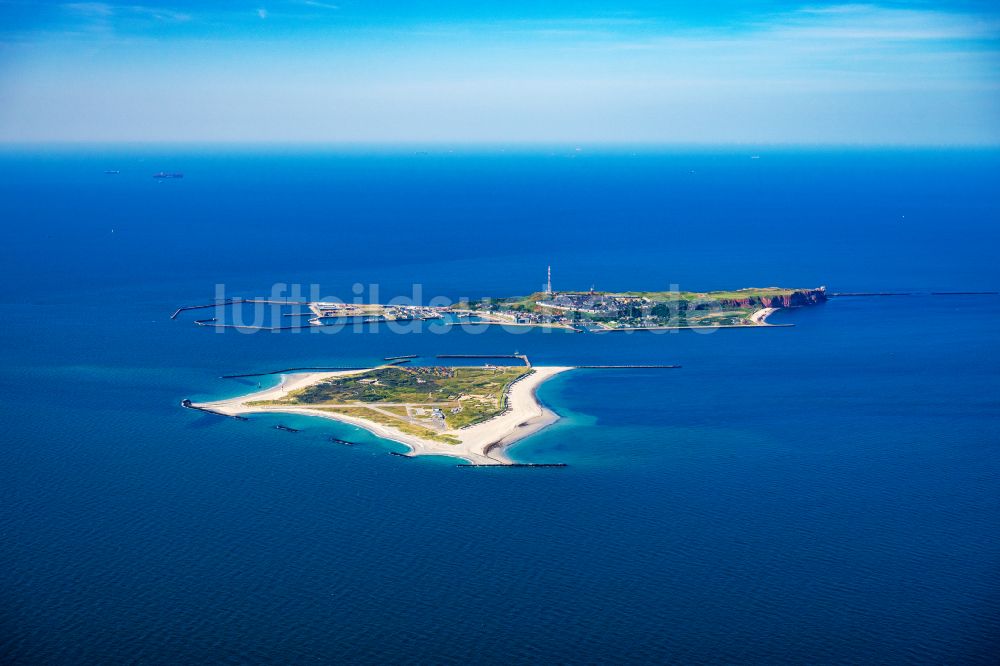 Luftbild Helgoland - Küsten- Landschaft der Insel Helgoland in der Nordsee im Bundesland Schleswig-Holstein, Deutschland