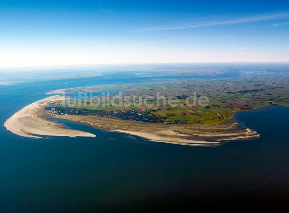 Sankt Peter-Ording aus der Vogelperspektive: Küsten- Landschaft und Sandbank - Strukturen in Sankt Peter-Ording im Bundesland Schleswig-Holstein, Deutschland