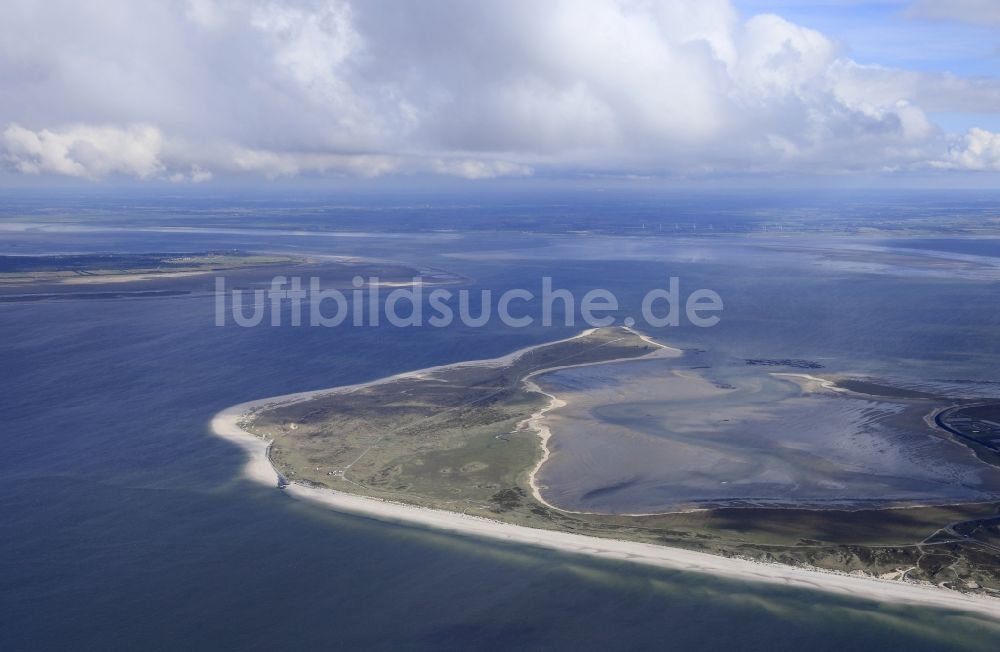 Luftbild Sylt - Küsten- Landschaft am Sandstrand der Nordsee in Sylt im Bundesland Schleswig-Holstein