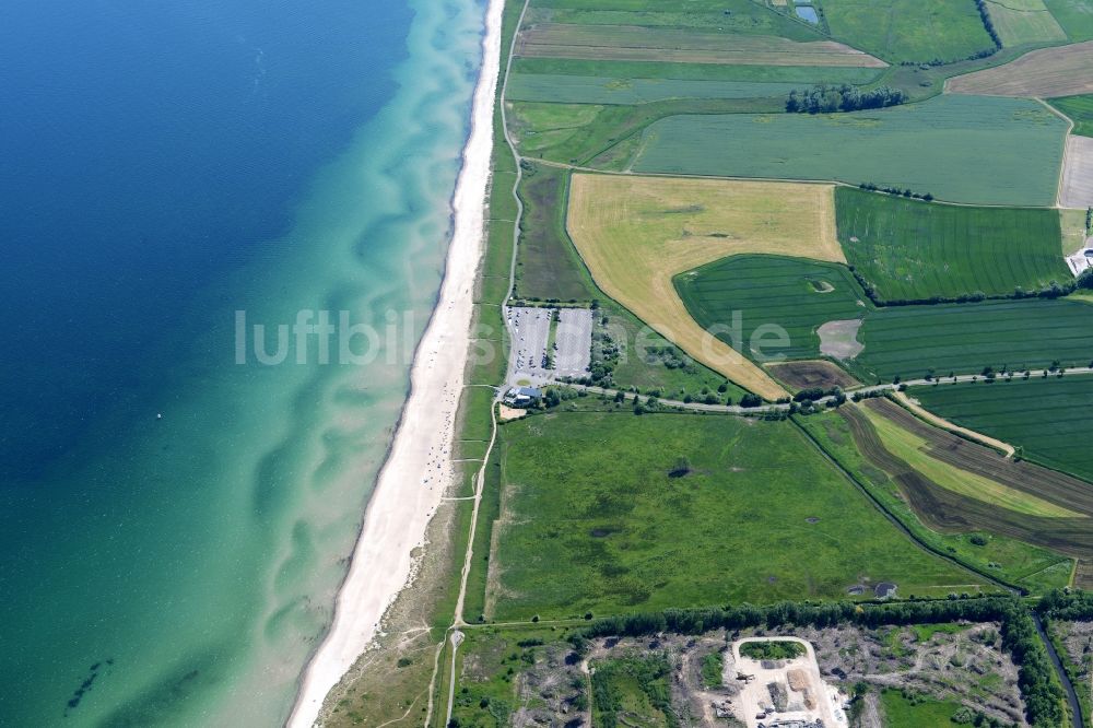 Luftbild Kappeln - Küsten- Landschaft am Sandstrand der Ostsee in Kappeln im Bundesland Schleswig-Holstein