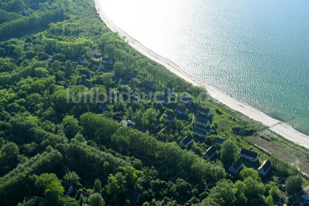 Luftaufnahme Rerik - Küsten- Landschaft am Sandstrand der Ostsee in Rerik im Bundesland Mecklenburg-Vorpommern, Deutschland