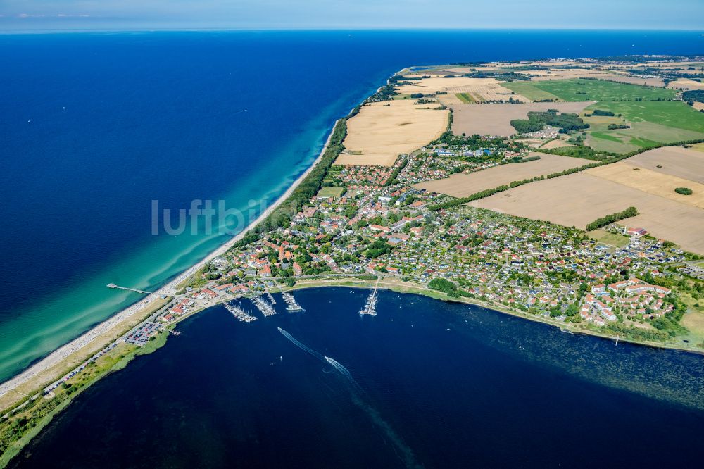 Rerik von oben - Küsten- Landschaft am Sandstrand der Ostsee in Rerik im Bundesland Mecklenburg-Vorpommern, Deutschland