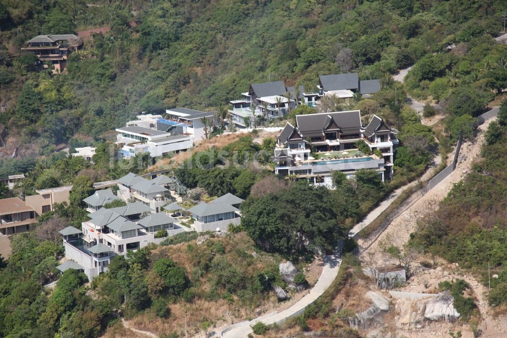 Luftaufnahme Kammala - Küstenabschnitt bei Kammala auf der Insel Phuket in Thailand