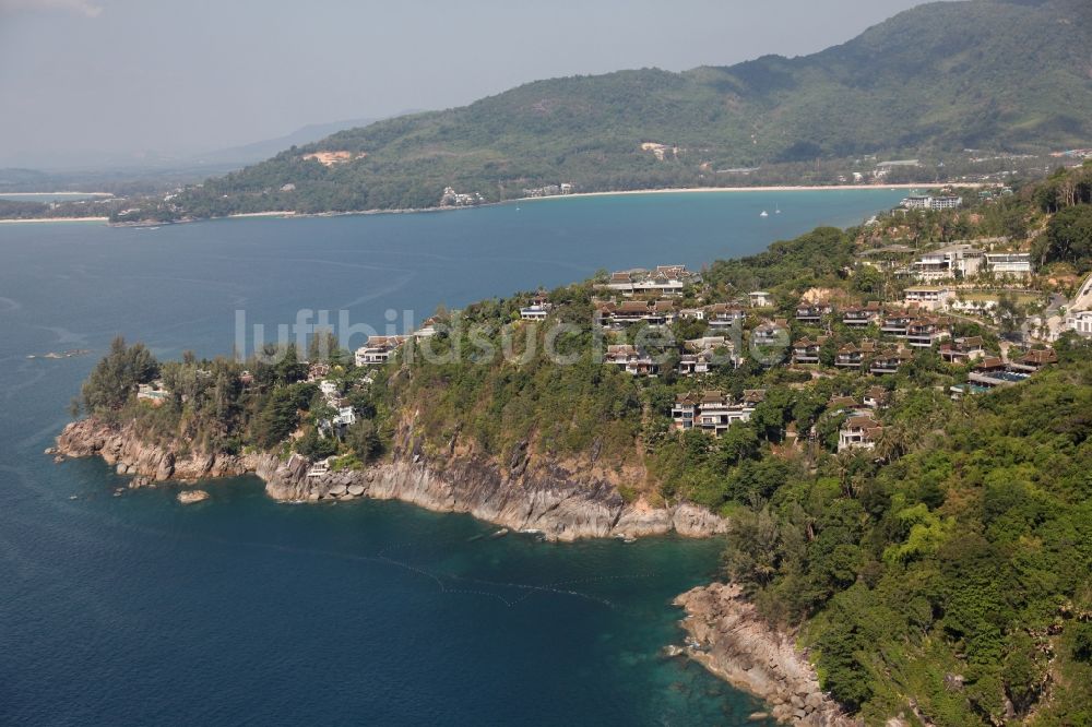 Luftaufnahme Kammala - Küstenabschnitt bei Kammala auf der Insel Phuket in Thailand