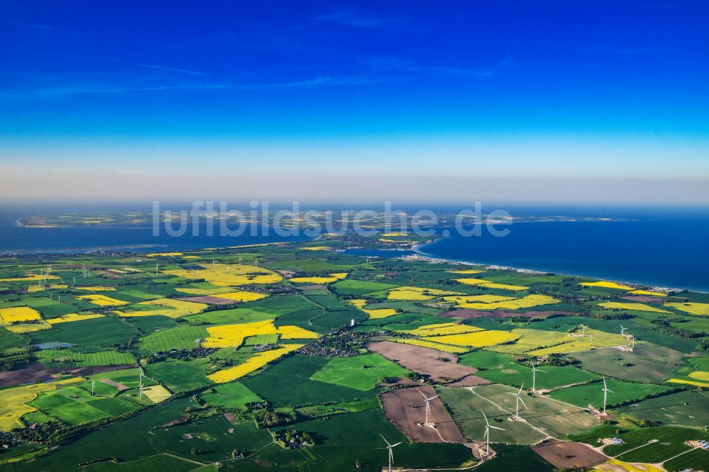 Luftbild Fehmarn - Küstenbereich Fehmarn - Insel in Fehmarn im Bundesland Schleswig-Holstein, Deutschland