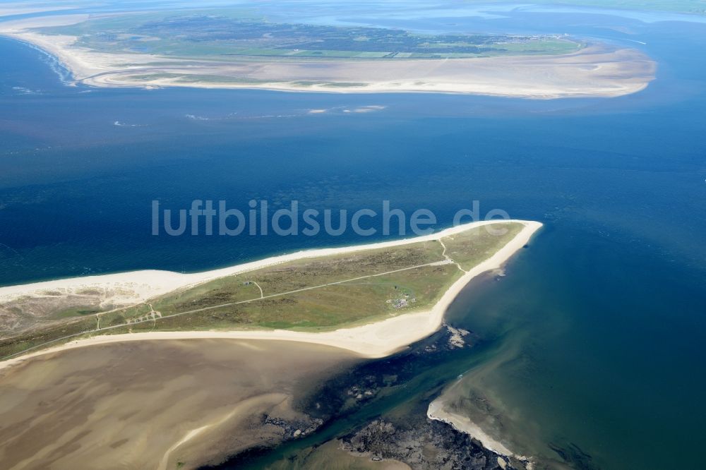 Luftbild List - Küstenbereich der Insel Sylt in List im Bundesland Schleswig-Holstein