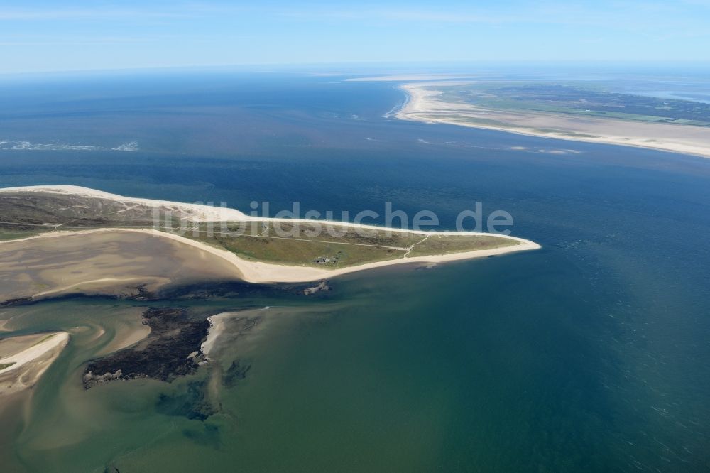 Luftbild List - Küstenbereich der Insel Sylt in List im Bundesland Schleswig-Holstein