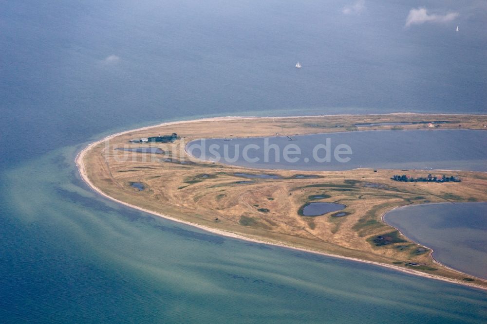 Luftbild Nakskov - Küstenbereich der Langö - Halbinsel in Nakskov in Dänemark