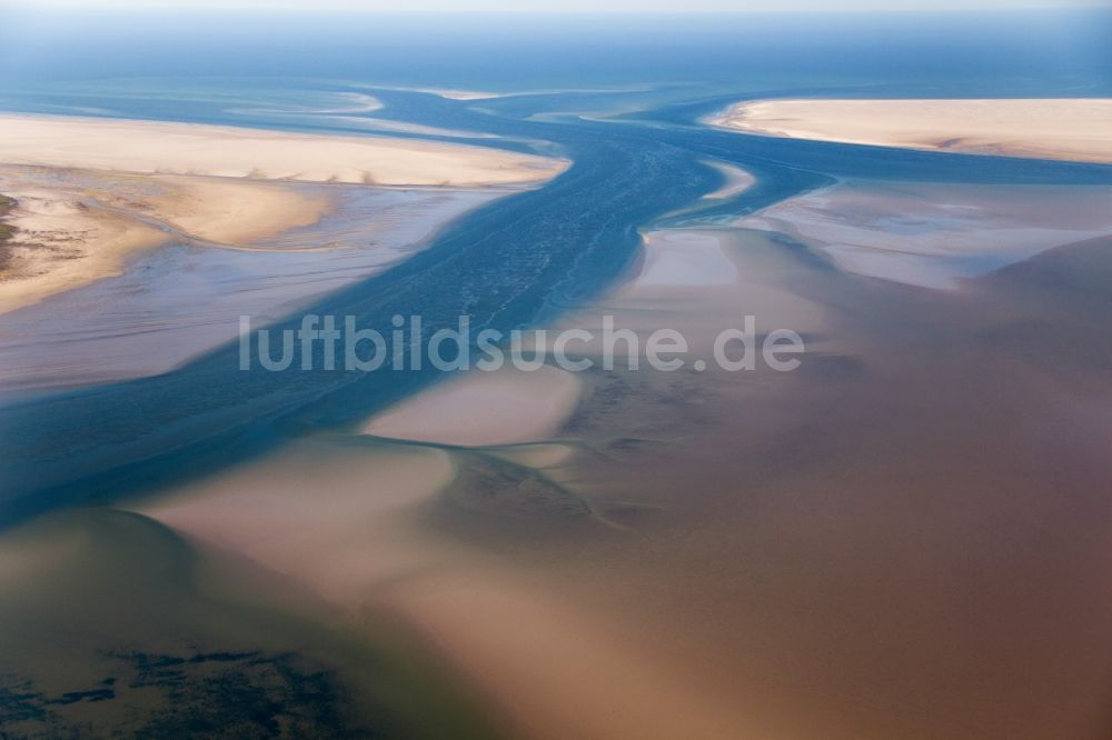 Ribe aus der Vogelperspektive: Küstenbereich der Mandö - Insel in Ribe in Dänemark