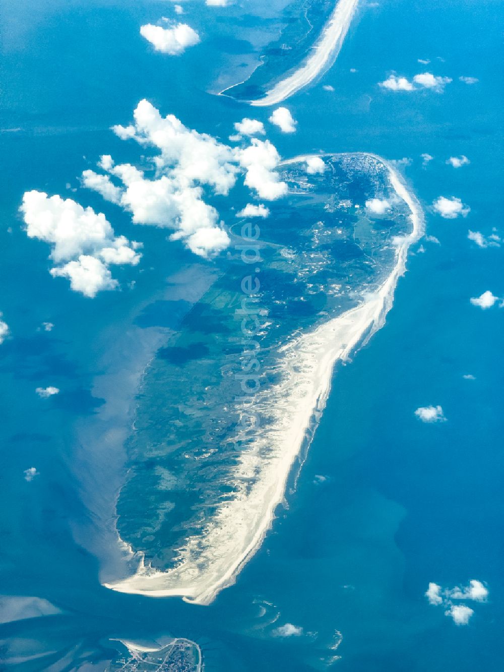 Luftaufnahme Norderney - Küstenbereich Norderney - Insel in Norderney im Bundesland Niedersachsen, Deutschland