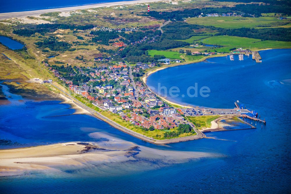 Luftbild Wittdün auf Amrum - Küstenbereich der Nordsee - Insel Amrum im Bundesland Schleswig-Holstein