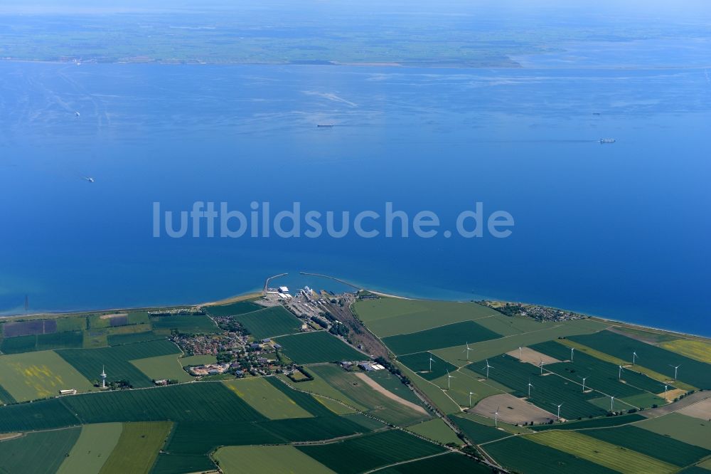 Fehmarn aus der Vogelperspektive: Küstenbereich der Nordsee - Insel in Fehmarn im Bundesland Schleswig-Holstein