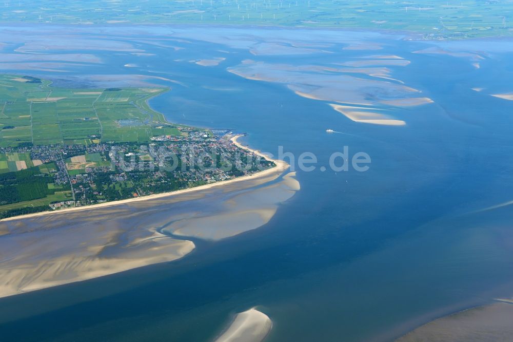 Föhr aus der Vogelperspektive: Küstenbereich der Nordsee - Insel in Föhr im Bundesland Schleswig-Holstein