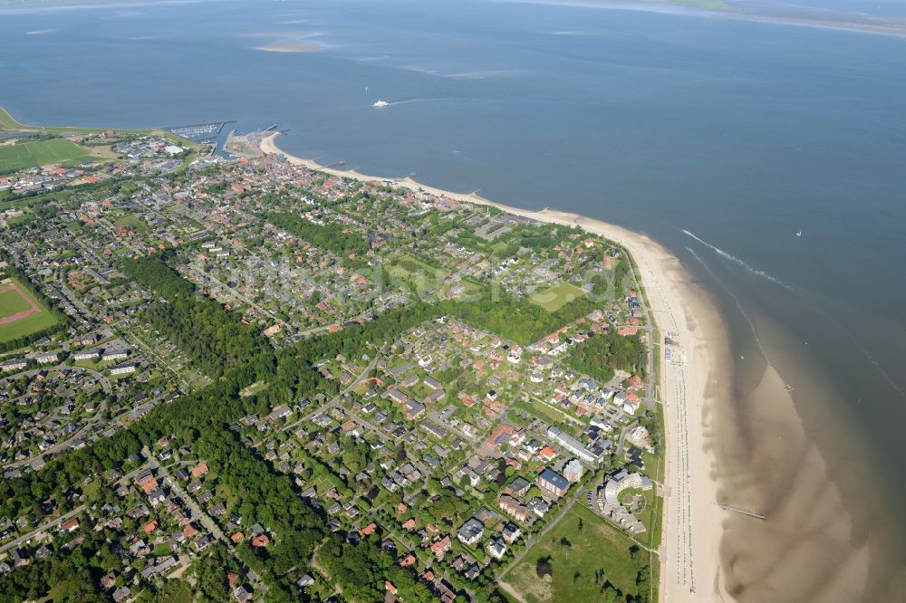 Föhr aus der Vogelperspektive: Küstenbereich der Nordsee - Insel in Föhr im Bundesland Schleswig-Holstein