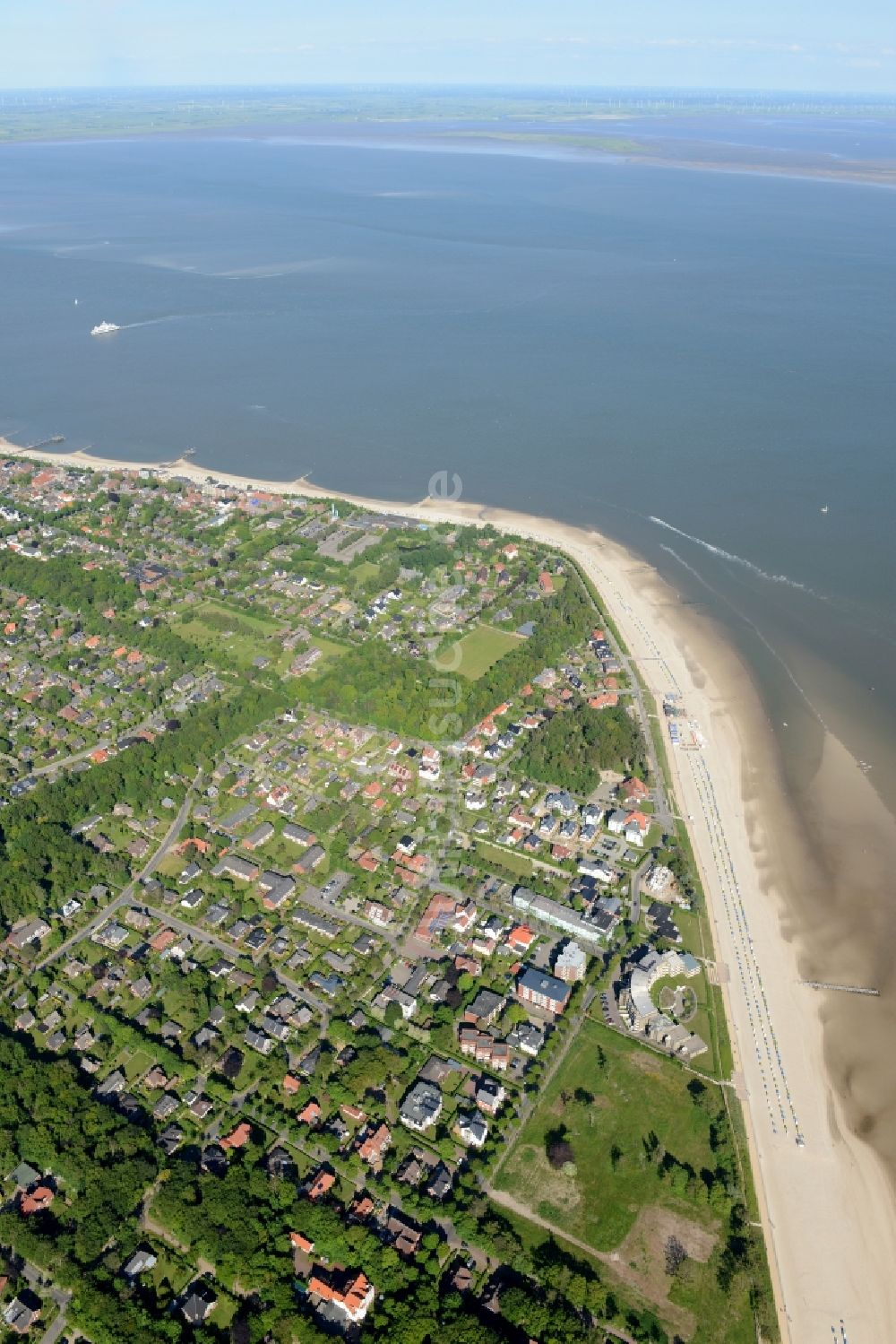 Föhr von oben - Küstenbereich der Nordsee - Insel in Föhr im Bundesland Schleswig-Holstein