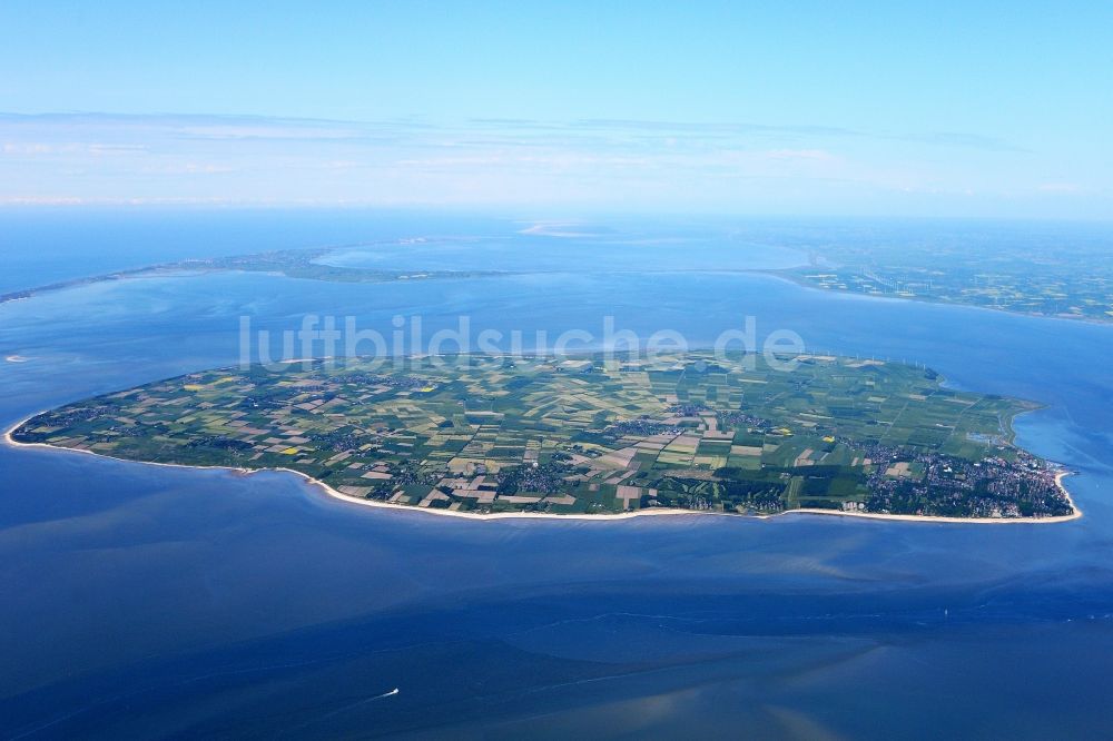 Luftaufnahme Föhr - Küstenbereich der Nordsee - Insel in Föhr im Bundesland Schleswig-Holstein