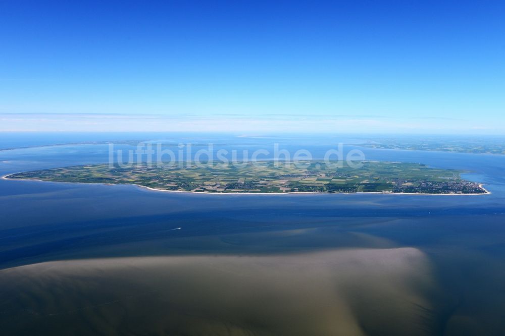 Luftaufnahme Föhr - Küstenbereich der Nordsee - Insel in Föhr im Bundesland Schleswig-Holstein