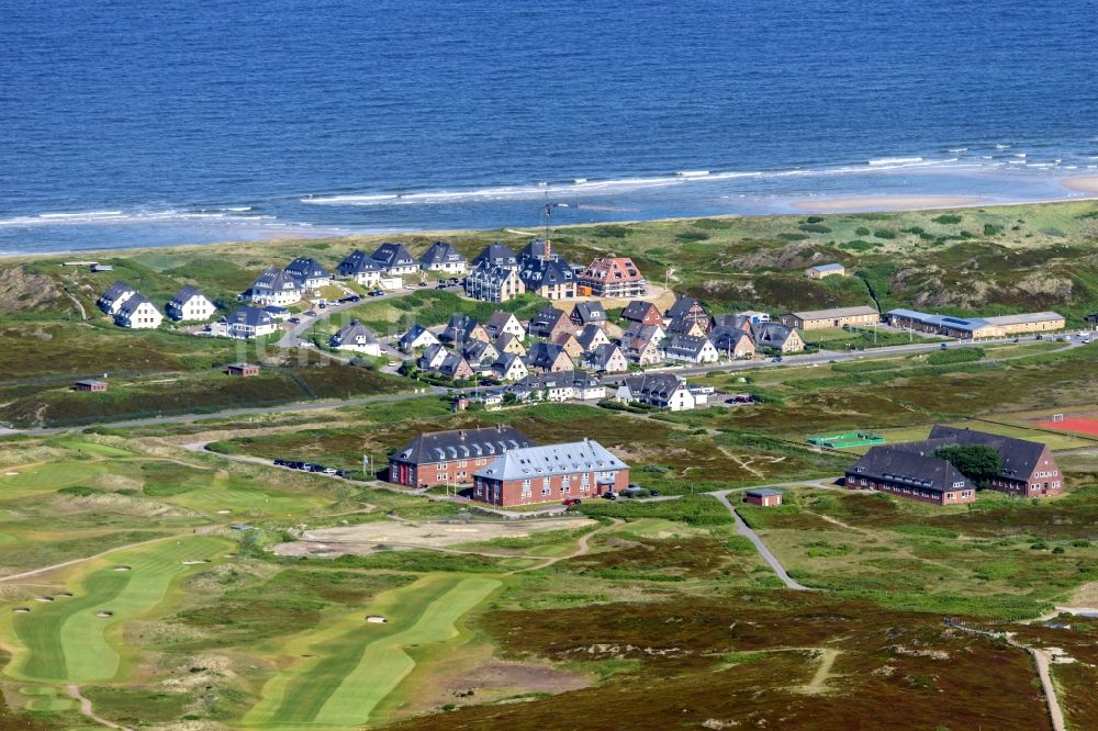 Hörnum (Sylt) aus der Vogelperspektive: Küstenbereich der Nordsee - Insel in Hörnum ( Sylt ) im Bundesland Schleswig-Holstein