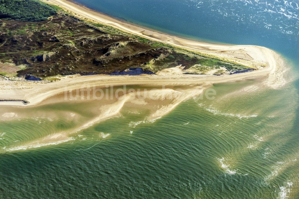 Hörnum (Sylt) von oben - Küstenbereich der Nordsee - Insel in Hörnum ( Sylt ) im Bundesland Schleswig-Holstein