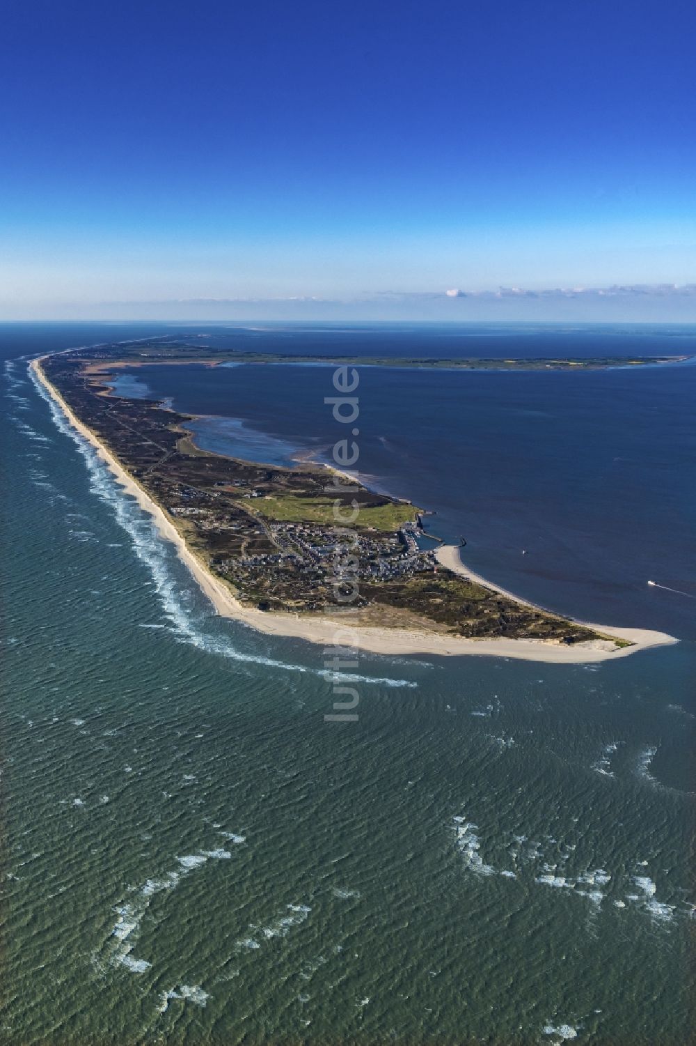 Luftbild Hörnum (Sylt) - Küstenbereich der Nordsee - Insel in Hörnum ( Sylt ) im Bundesland Schleswig-Holstein