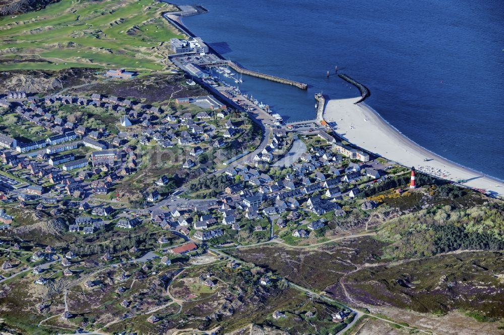 Hörnum (Sylt) aus der Vogelperspektive: Küstenbereich der Nordsee - Insel in Hörnum ( Sylt ) im Bundesland Schleswig-Holstein