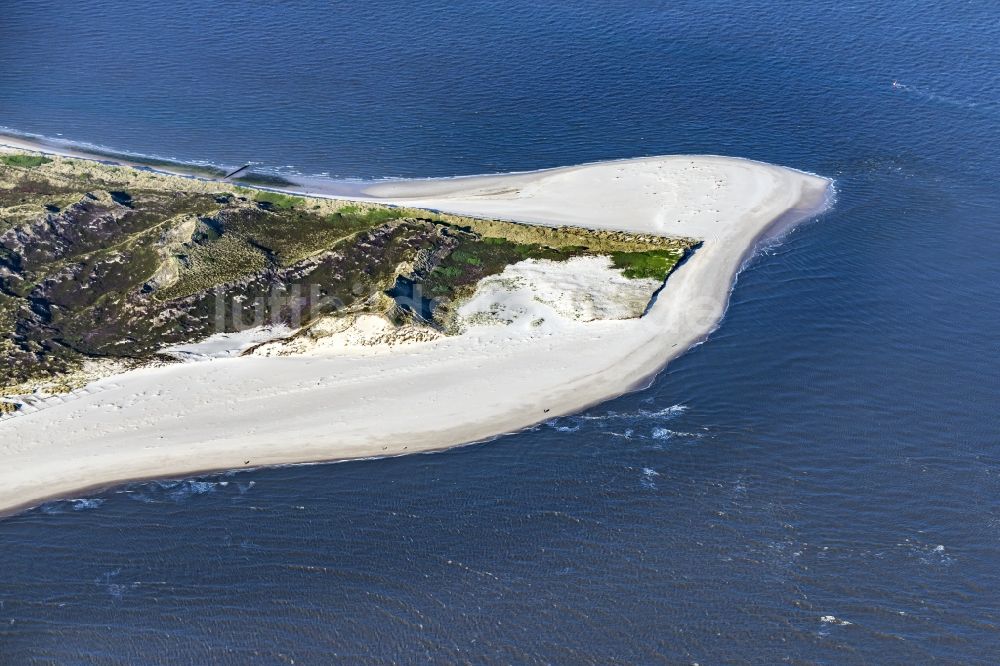 Luftbild Hörnum (Sylt) - Küstenbereich der Nordsee - Insel in Hörnum ( Sylt ) im Bundesland Schleswig-Holstein