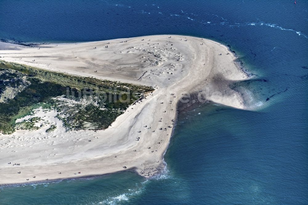 Luftaufnahme Hörnum (Sylt) - Küstenbereich der Nordsee - Insel in Hörnum ( Sylt ) im Bundesland Schleswig-Holstein