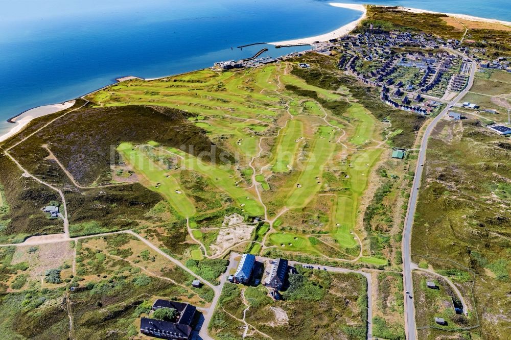 Luftbild Hörnum (Sylt) - Küstenbereich der Nordsee - Insel in Hörnum ( Sylt ) im Bundesland Schleswig-Holstein