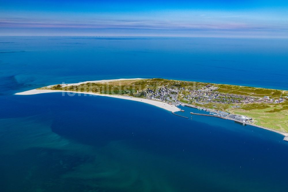 Hörnum (Sylt) von oben - Küstenbereich der Nordsee - Insel in Hörnum ( Sylt ) im Bundesland Schleswig-Holstein