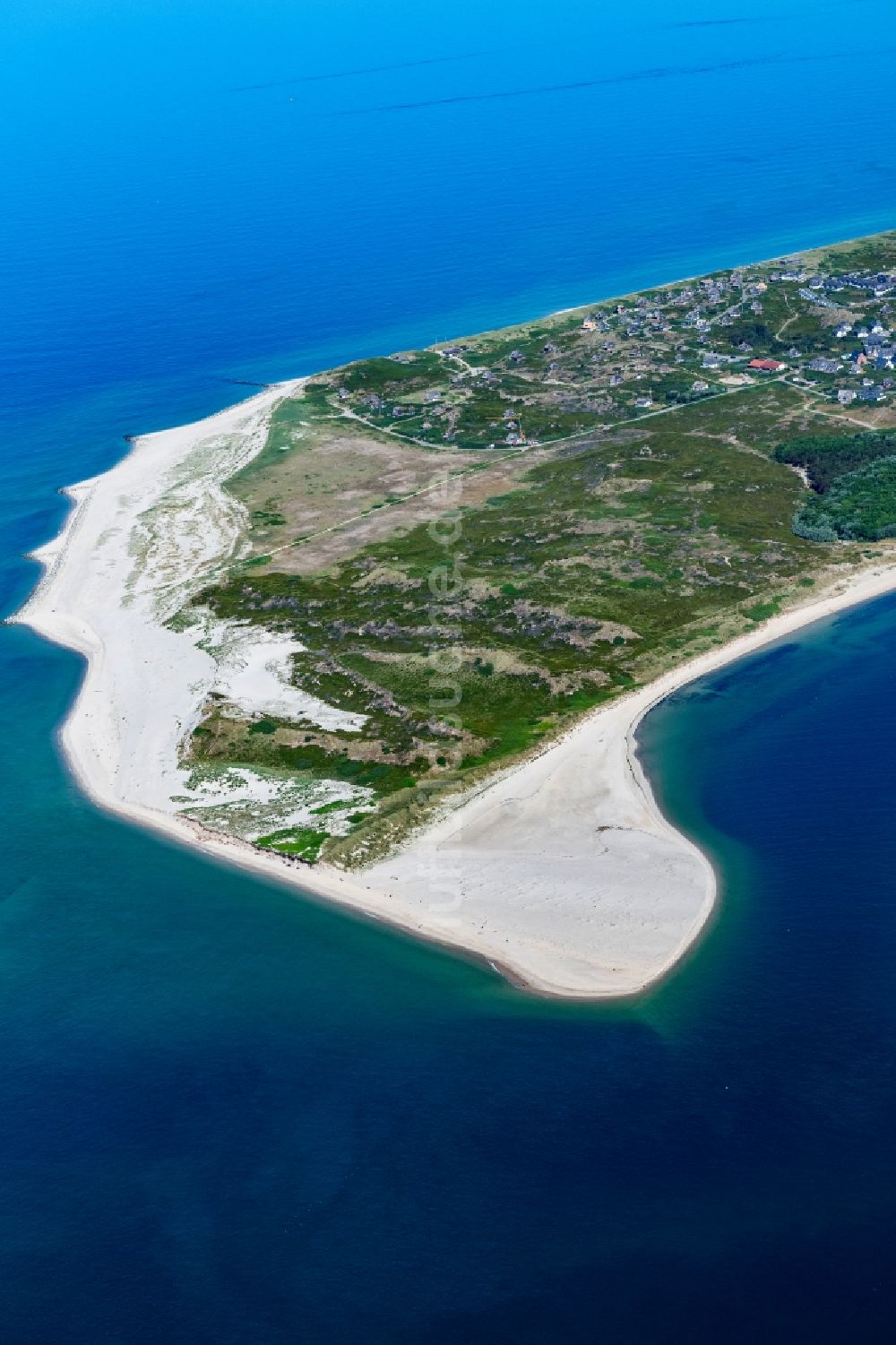 Hörnum (Sylt) von oben - Küstenbereich der Nordsee - Insel in Hörnum ( Sylt ) im Bundesland Schleswig-Holstein