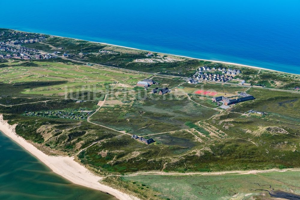 Luftbild Hörnum (Sylt) - Küstenbereich der Nordsee - Insel in Hörnum ( Sylt ) im Bundesland Schleswig-Holstein