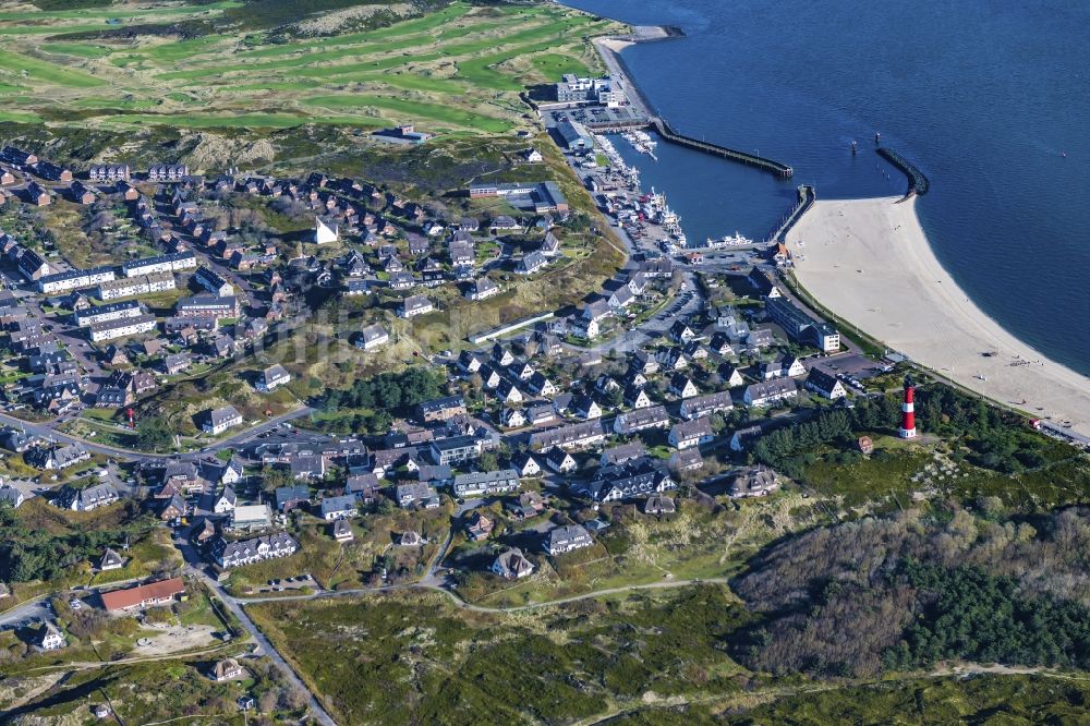 Luftbild Hörnum (Sylt) - Küstenbereich der Nordsee - Insel in Hörnum ( Sylt ) im Bundesland Schleswig-Holstein